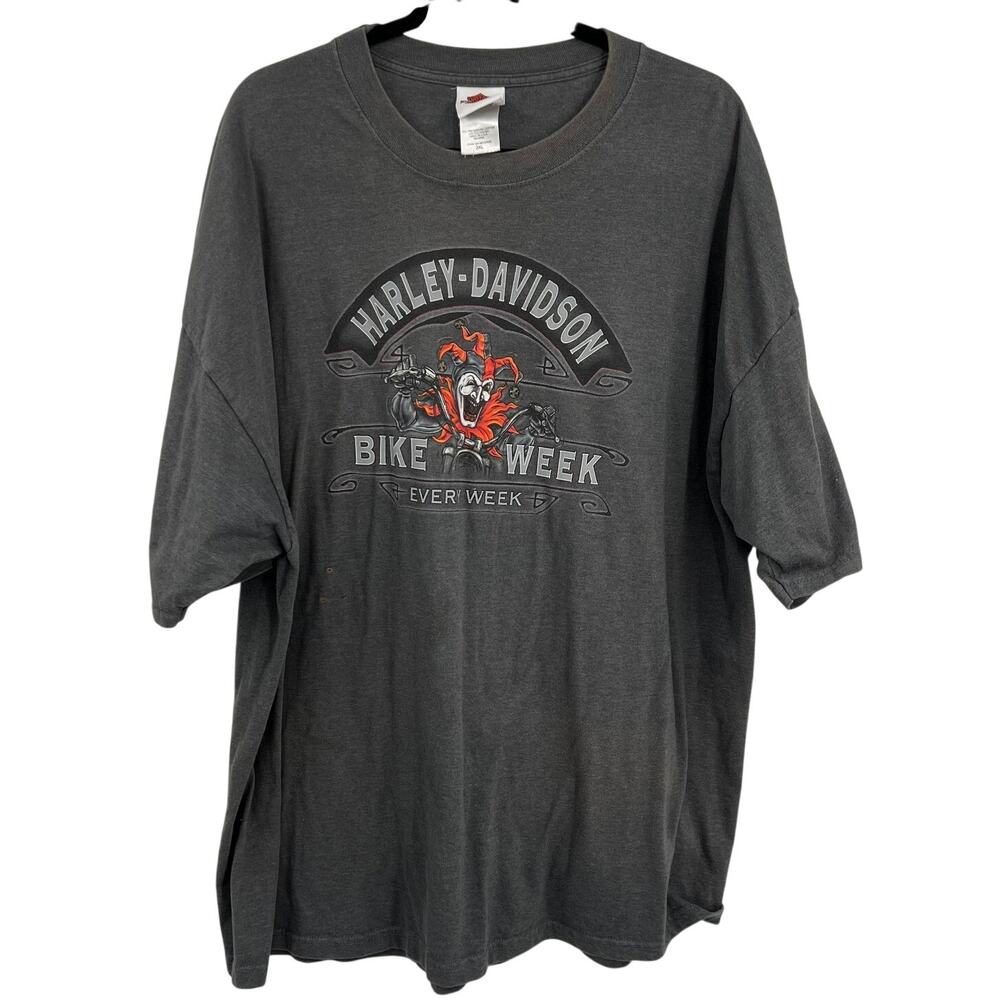 Harley Davidson Motorcycles Tshirt Bike Week Every Week Smyra Delaware Men's 3XL